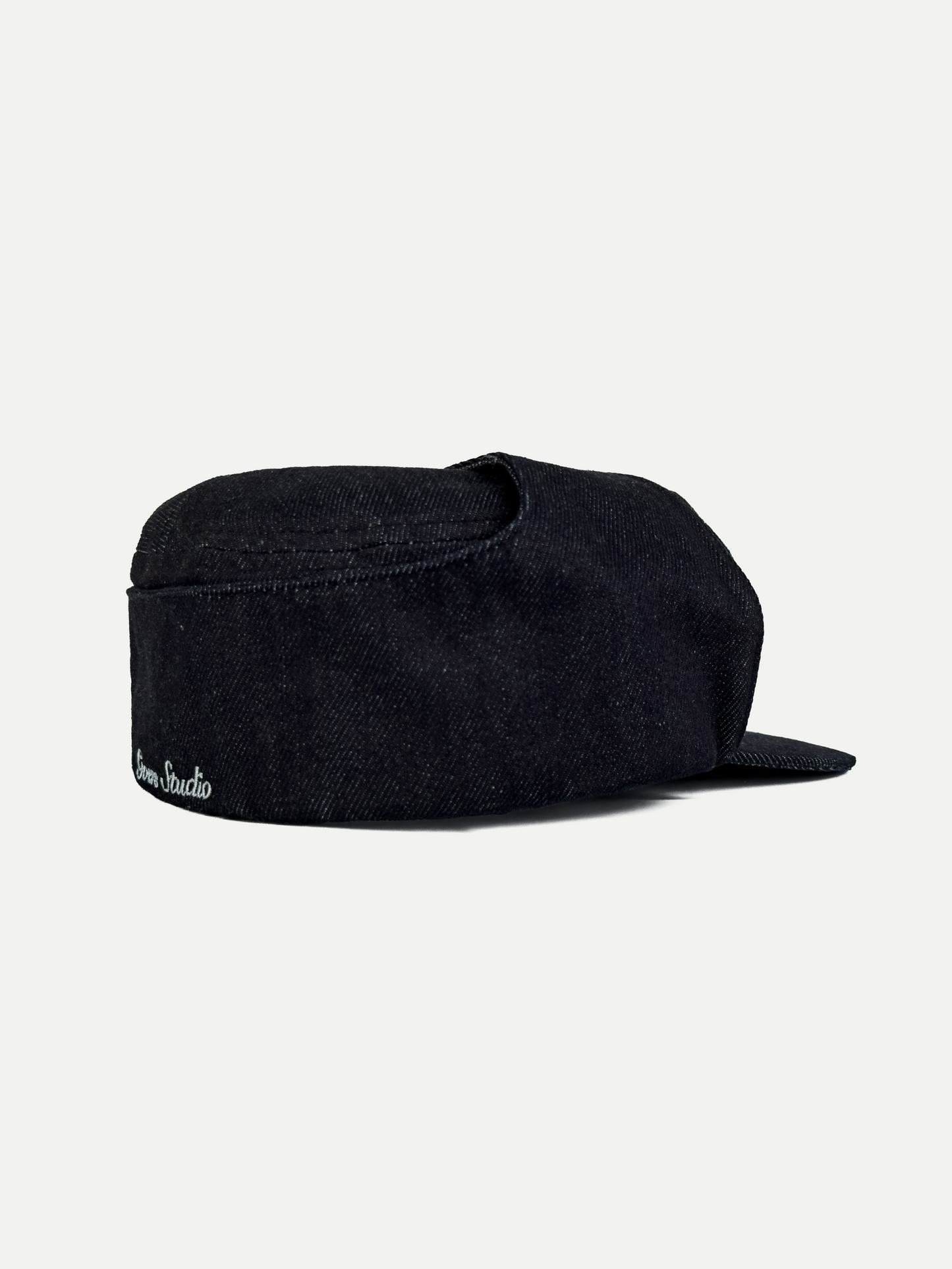"Bennett" Denim Hat in Black