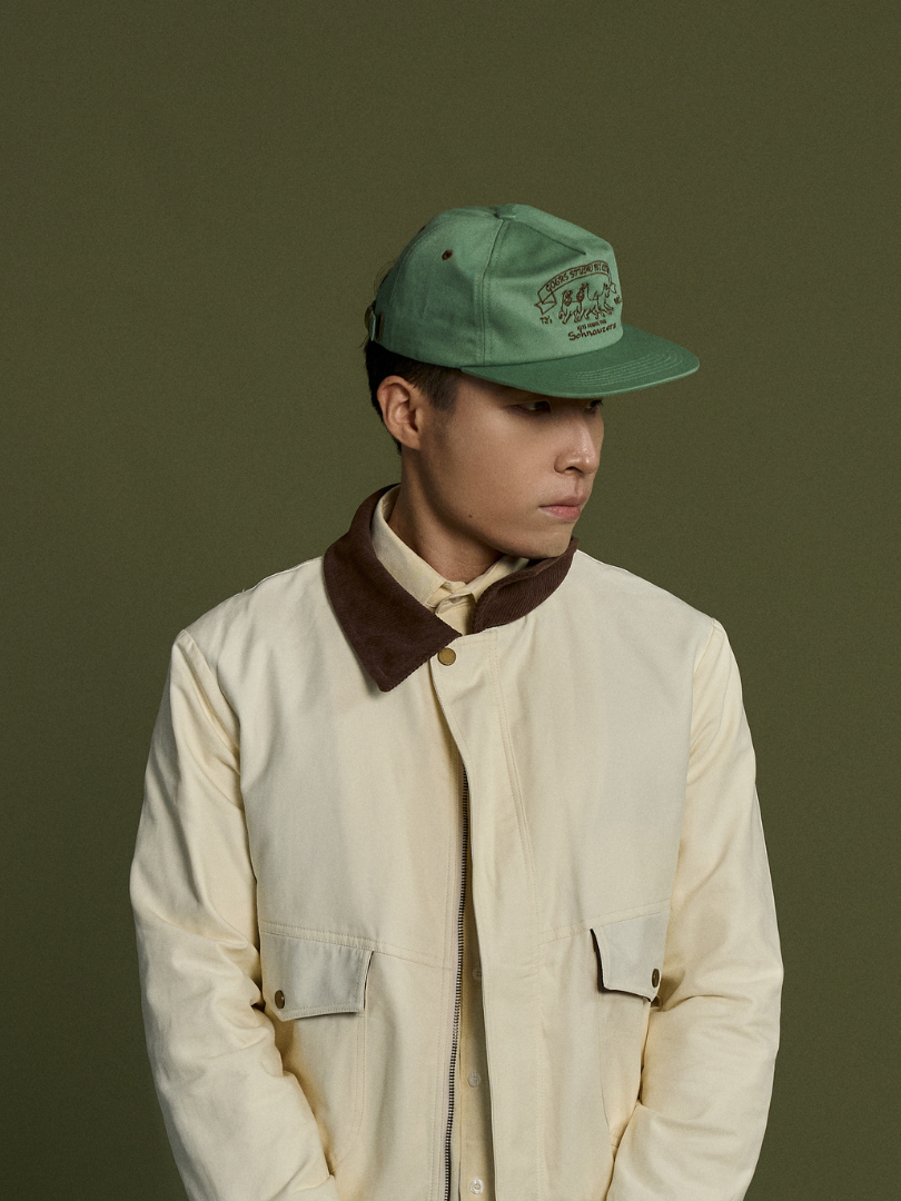 Pet Club Cap in Matcha Green