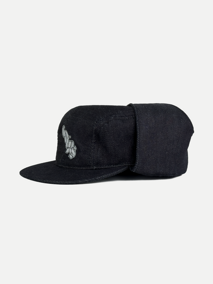 Bennett Denim Hat in Black