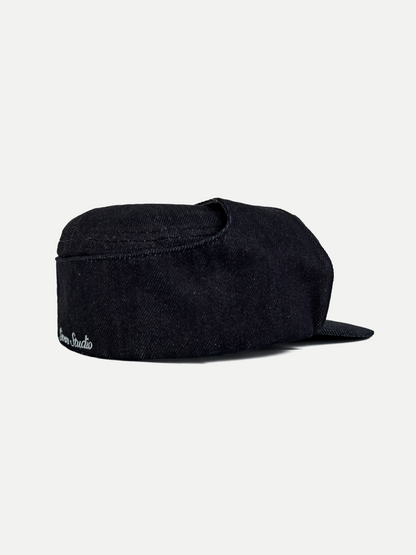 Bennett Denim Hat in Black