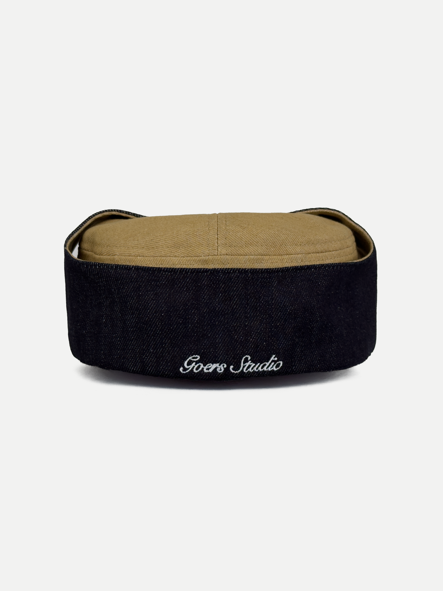 "Bennett" Denim Hat in Brown Beige