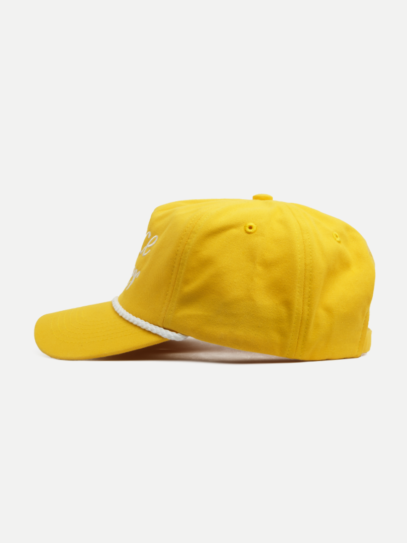 BRIGHT YELLOW OFFICE WORKER CAP