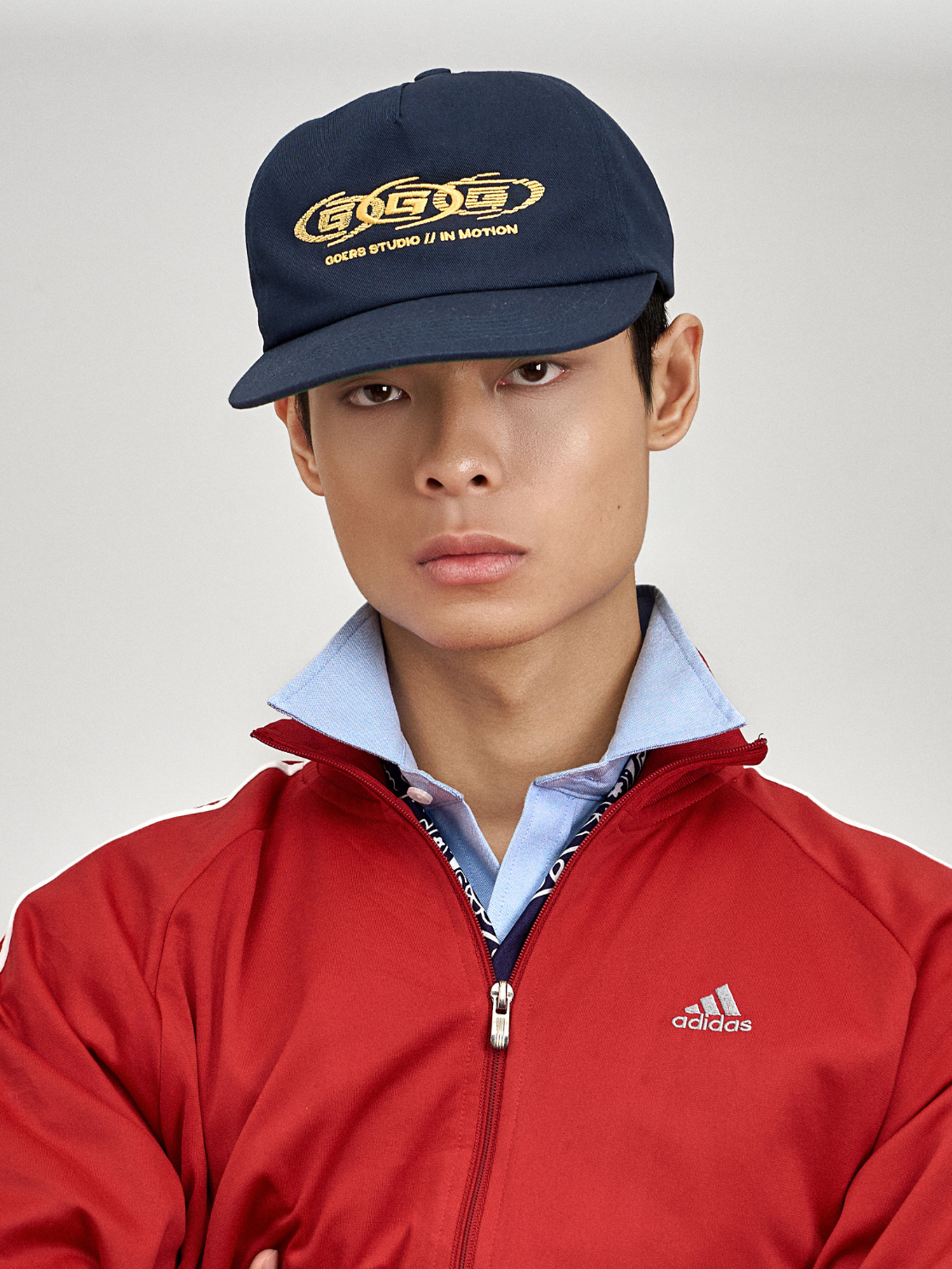 Signature "In Motion" Cap in Navy