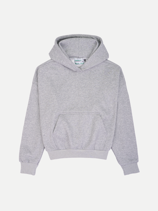 Capsule Boxy Hoodie in Heather Gray