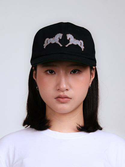 Horse Cap in Black