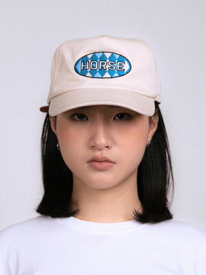Horse 5-panel Cap in Stone