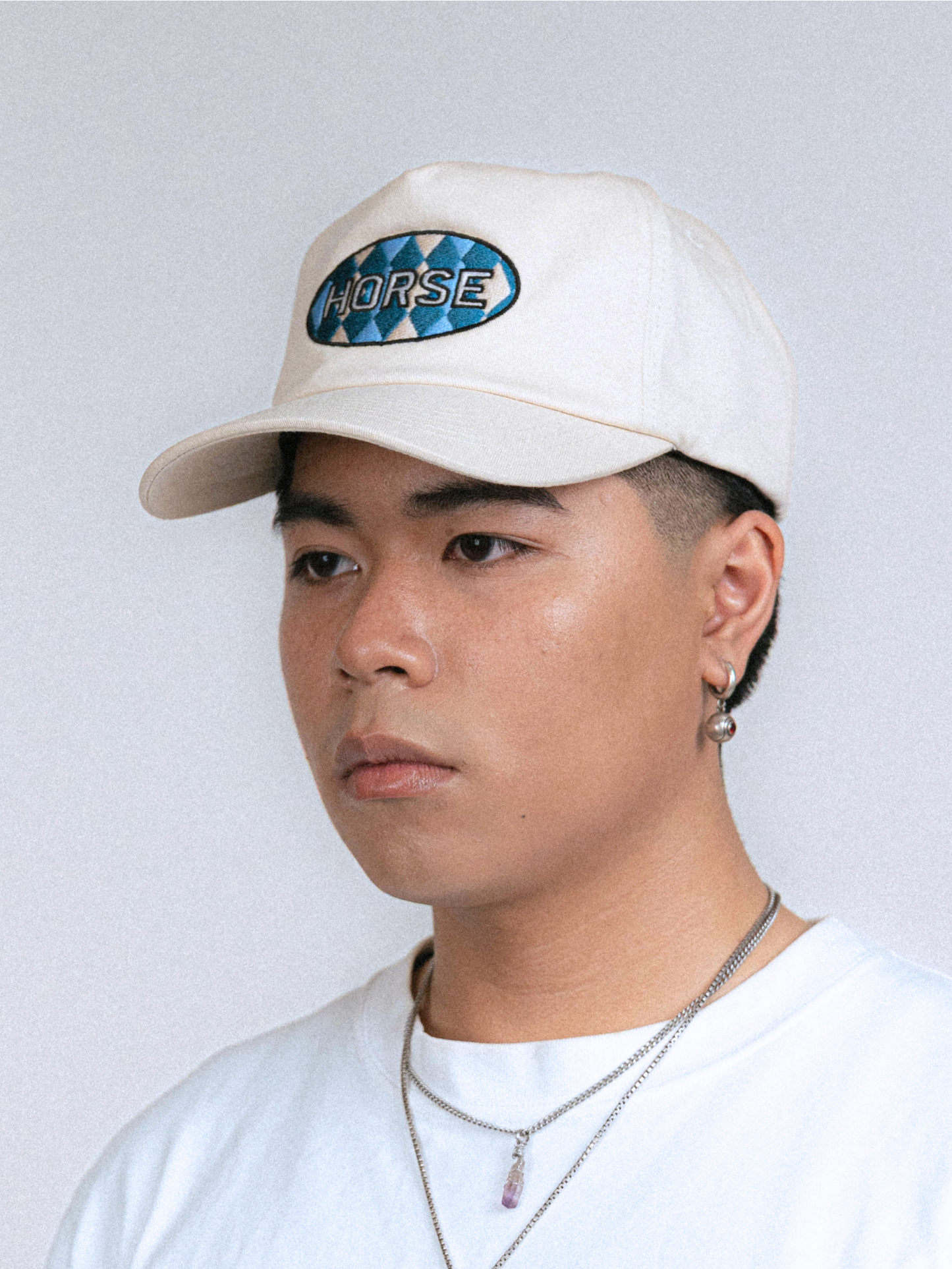 Horse 5-panel Cap in Stone