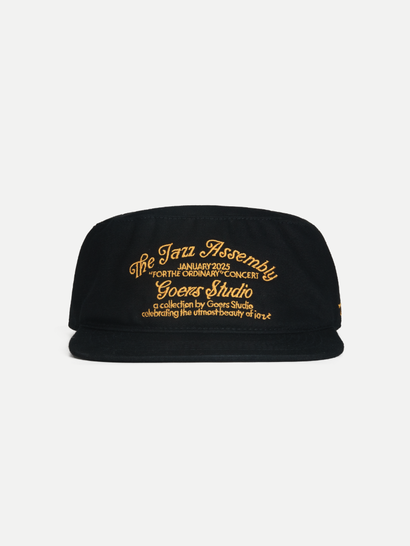 UNFORGETTABLE PAINTERS CAP BLACK