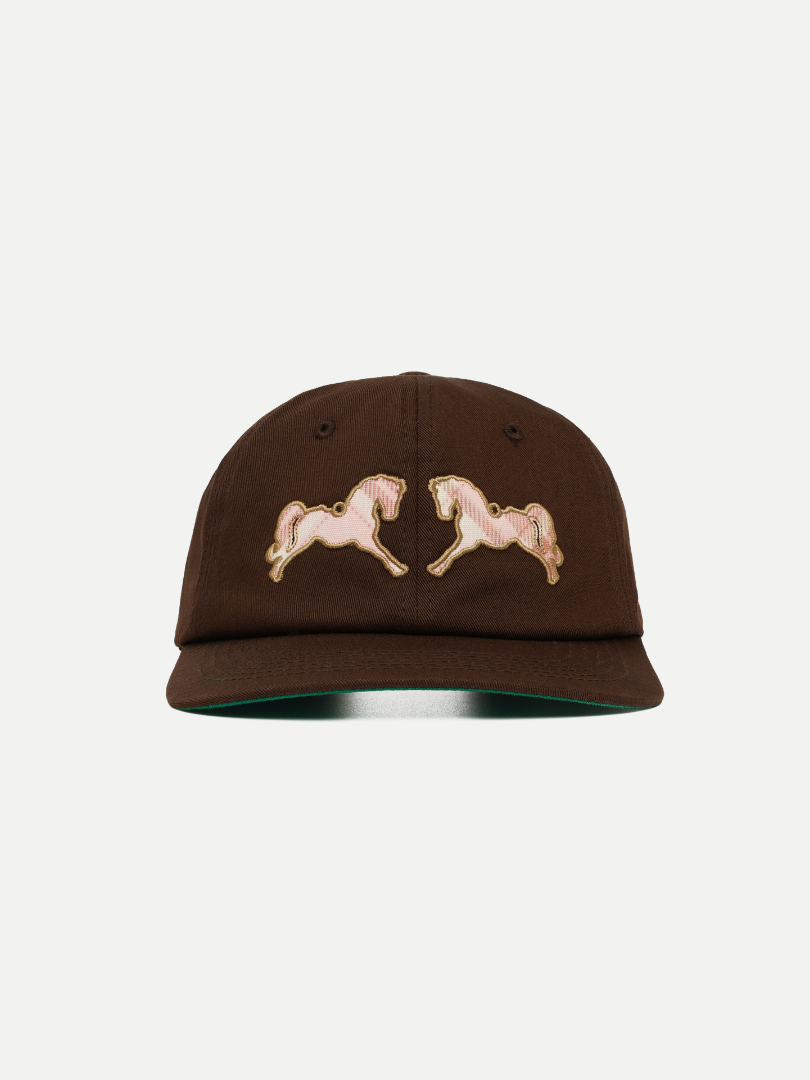 Horse Snapback in Brown