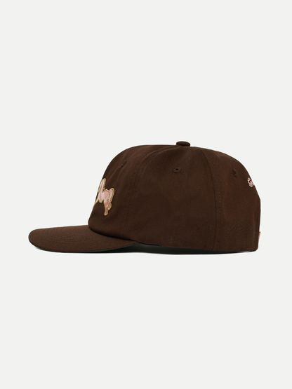 Horse Snapback in Brown