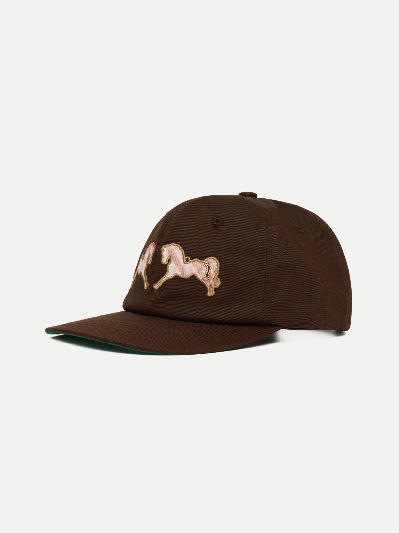 Horse Snapback in Brown