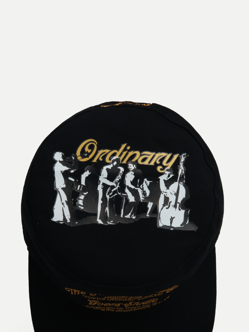 UNFORGETTABLE PAINTERS CAP BLACK