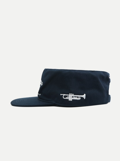 Unforgettable Painters Cap in White & Navy