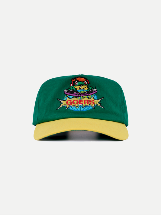 DJ Froggy Cap in Green and Yellow