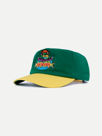 DJ Froggy Cap in Green and Yellow
