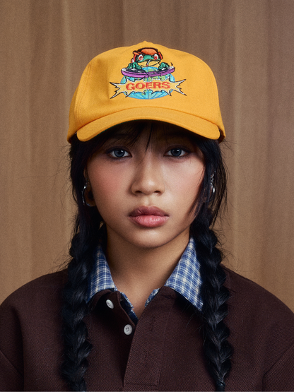 DJ Froggy Cap in Gold