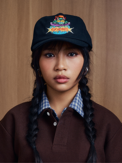 DJ Froggy Cap in Black