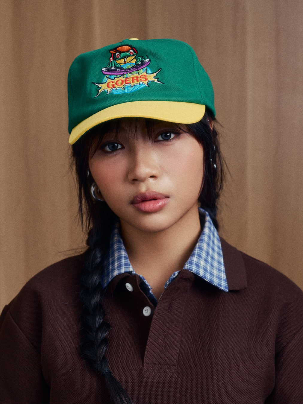 DJ Froggy Cap in Green and Yellow