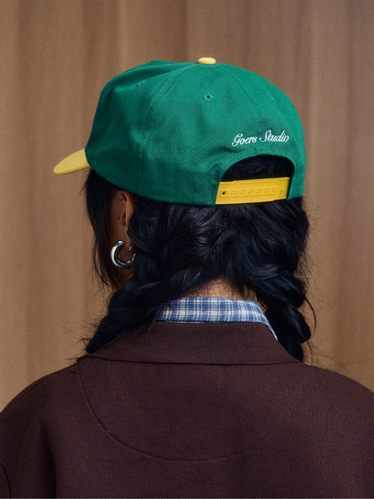 DJ Froggy Cap in Green and Yellow