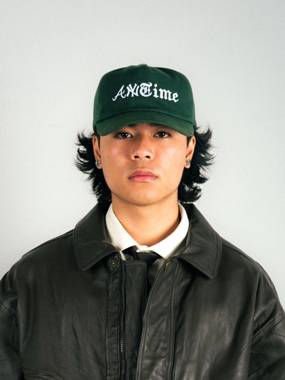 Anytime Cap in Forrest Green