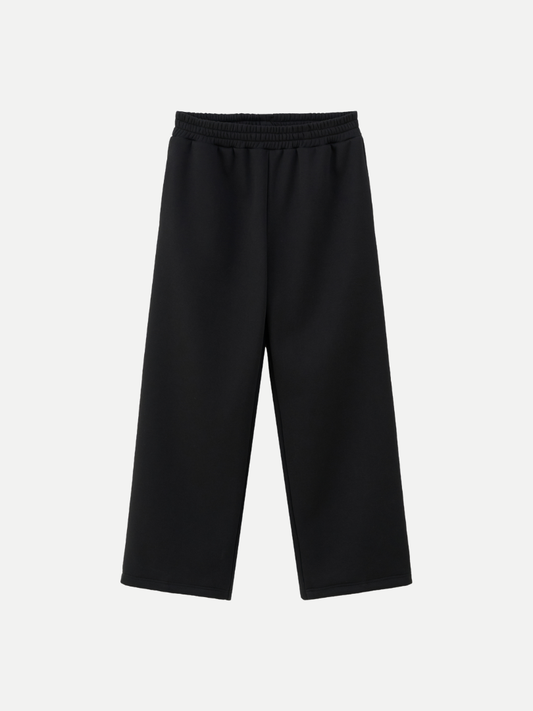 Capsule Wide Leg Sweatpants in Black