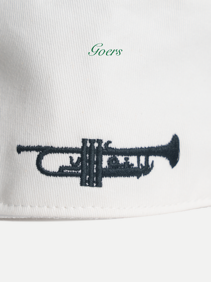 Unforgettable Painters Cap in Off-white & Brown