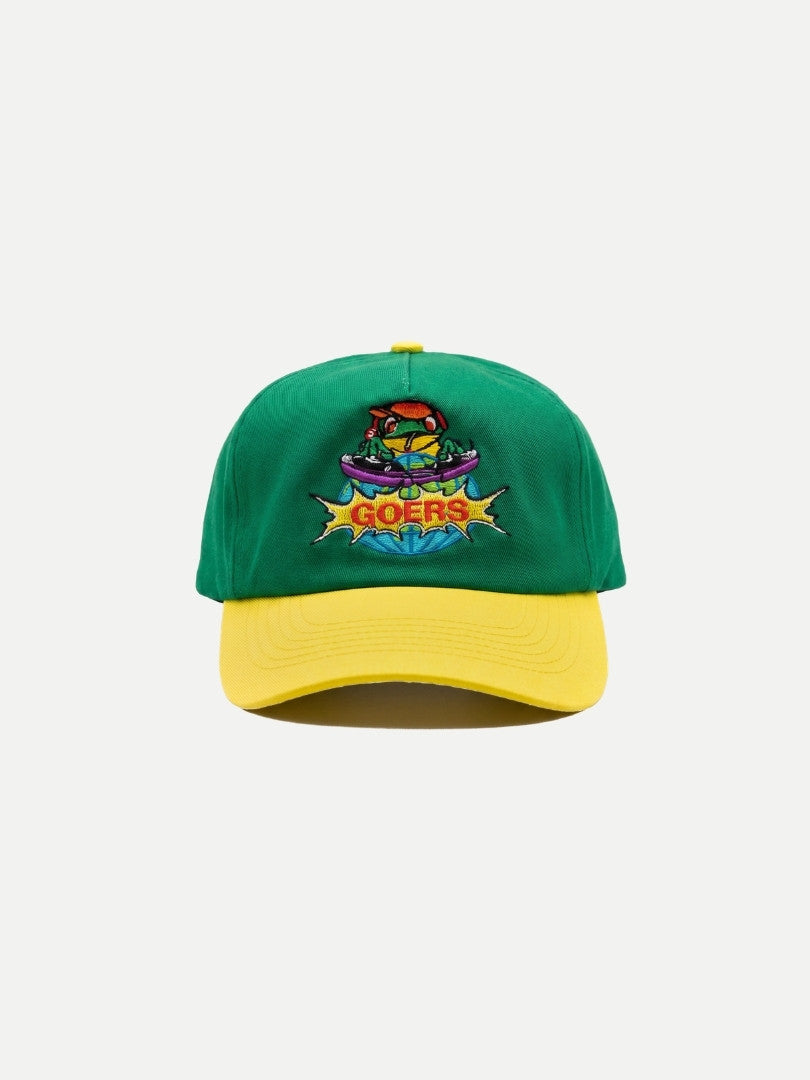 DJ Froggy Cap in Green and Yellow