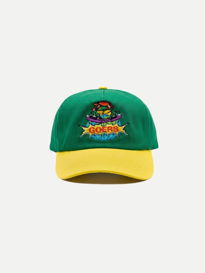 DJ Froggy Cap in Green and Yellow
