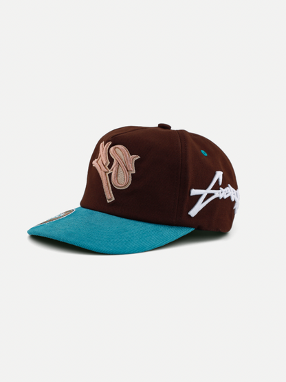 Graffiti Cap in Brown