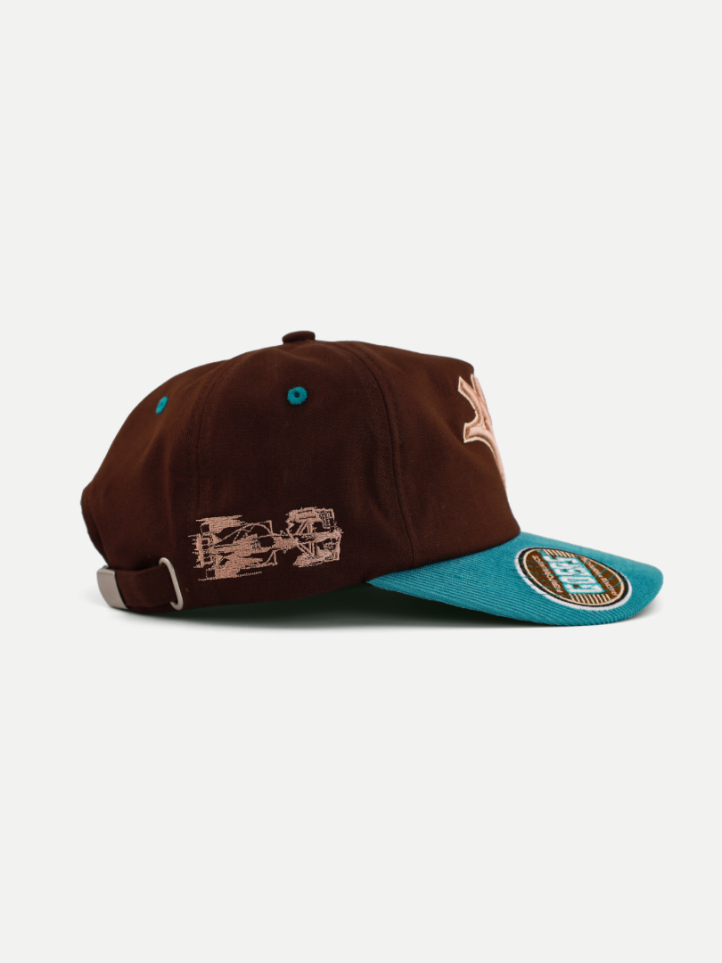Graffiti Cap in Brown