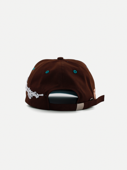 Graffiti Cap in Brown