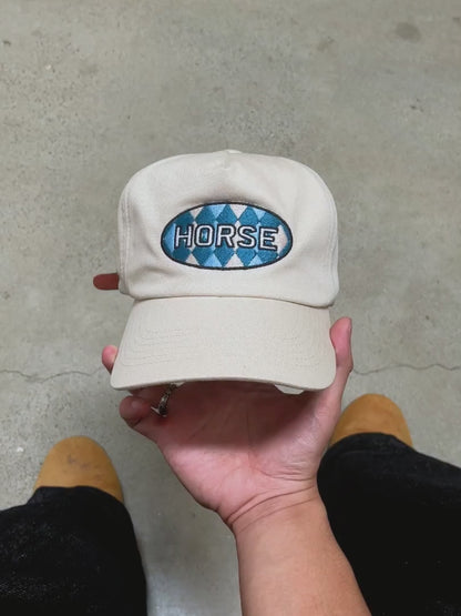 Horse 5-panel Cap in Stone